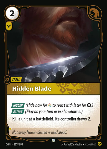 Hidden blade 213 - hidden,