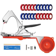 Garden Plant Tying Tool Tapetool Tapener Machine w/ 20 Tapes & 10000 Staples