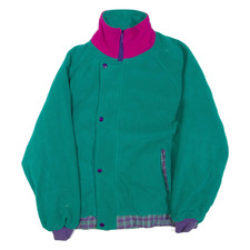 SHERWOOD Reversible Mens Fleece Jacket Green L