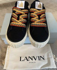 Lanvin Curb Low Trainers Black