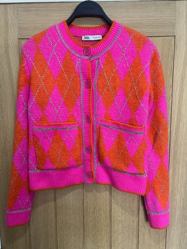 Pink zara cardigan - zara,