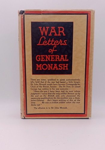 War letters general monash - war,