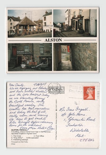 Postcard alston cumbria - -, alston,