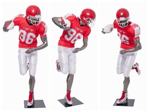 Adult muscular male - male, football