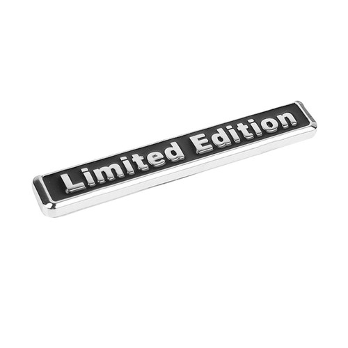 1pc metal chrome car badge - 3d,