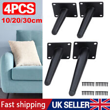4PCS Metal Furniture Legs Feet Replacement Table Bed Sofa Cabinet Chair 10-30cm