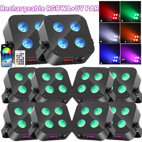 Rechargeable par light rgbwa - light,