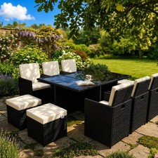 Cube rattan garden furniture - cube,