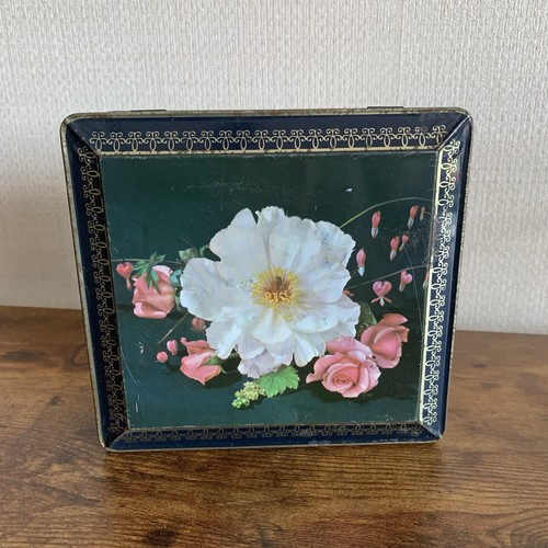 Vintage tin meredith drew - vintage,