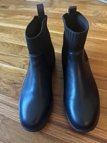 Women mbt black - black, leather