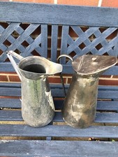 Rustic metal Jug Pitcher 2x