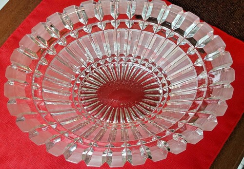 Heavy lead crystal faceted - heavy,