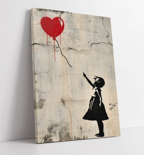 Banksy balloon girl graffiti - banksy,