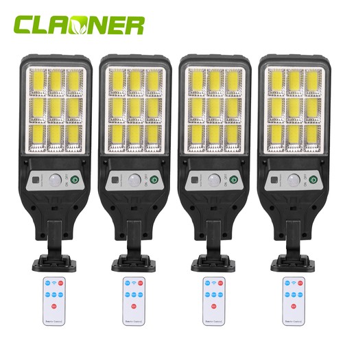 4pcs 8000w led solar flood - 4pcs,