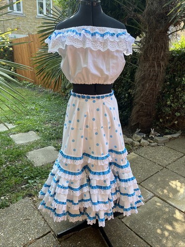 Vintage flamenco skirt with - flamenco,