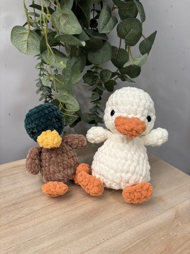 Handmade crocheted mallard - crocheted,