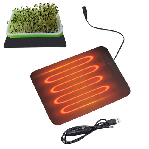 Seedling heat mat with - heat,
