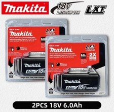 2 Pack Makita BL1860B-2 18V