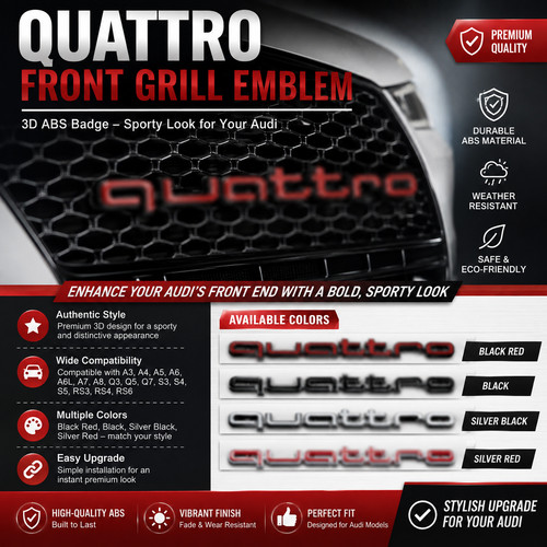 Front grille emblem abs - emblem,