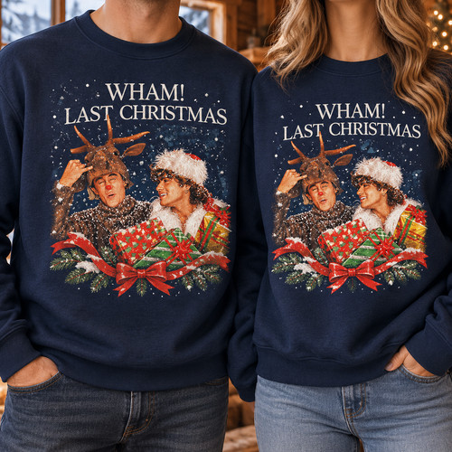 Wham last christmas sweater - last,