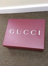 Authentic Gucci New Empty Large Gift Box with Tissue Paper and Cards  37cm×29×13