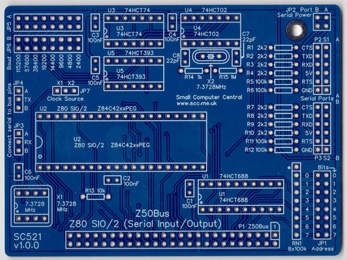 Sc521 z80 sio 2 - z80, (serial