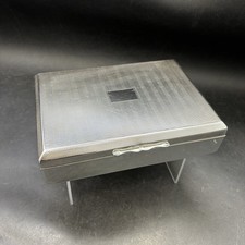 Cigarette Case ARISTOCRAT Quailty Vintage 6.5" Chromium Plate Stash Keepsake Box