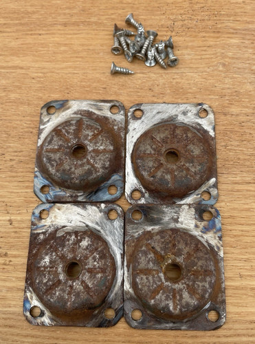 Dansette leg galvanised - leg, metal