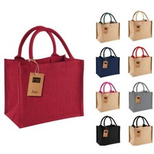 Small jute gift bag - gift, eco