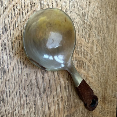 Vintage natural horn - horn, spoon