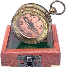 Antique   Brass Compass