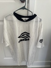 Retro Umbro Pro Training Top Adult Large White