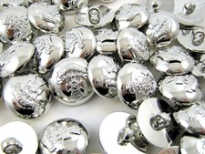 Round Silver Domed Military
