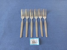 6x Vintage Viners Profile Pastry Forks Cake #388