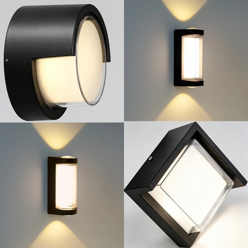 Modern led wall - led, up