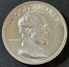 2 Oz .999 Fine Silver Abraham