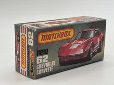 Matchbox Superfast No62 Chevrolet Corvette Mint Empty Box Only  