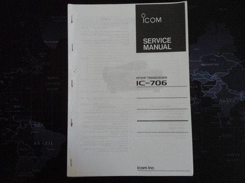 Icom 706 service manual - (service,