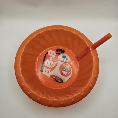 Cereal bowl with straw - bb-8,