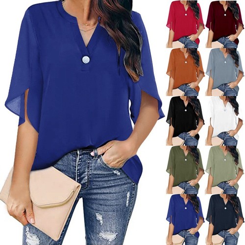 Ladies casual short sleeve - casual,