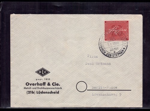 Frg letter fdc - frg,