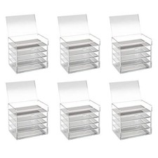 OSCO Clear Acrylic 5 Drawer
