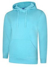 UNEEK Deluxe Hoodie Unisex Hooded Sweatshirt Plain Soft Casual Pullover UC509