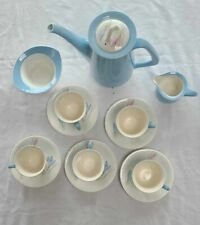 Figgjo Flint Tea/Coffee Set "Crocus". Beautiful, Mid Century Norwegian Design