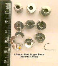 Big Hole Spacer Beads Silver Tone Charm Mixed Lot for Leather/European bracelet