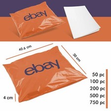 eBay Branded Packaging Self Seal Plastic Mailer Postage Bags 30cm x 40.6cm 4cm