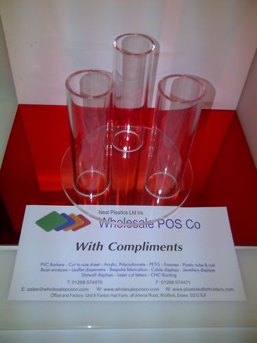 Acrylic cake separator tube - acrylic,