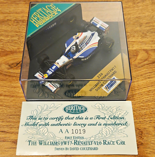 Onyx heritage williams - heritage, f1