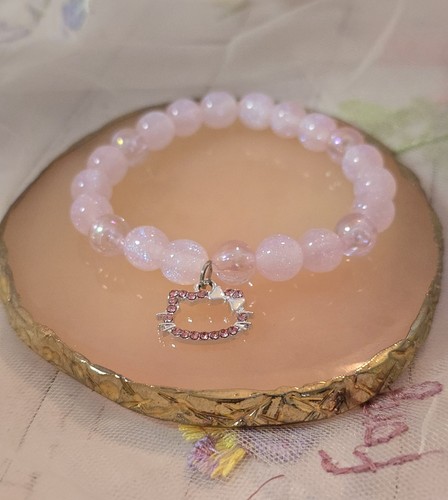 Handmade pink hello - hello, kitty