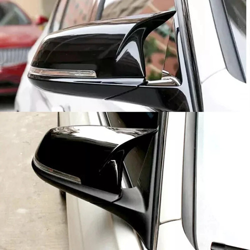 Gloss black side mirror cover - mirror,